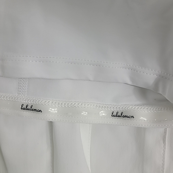 Lululemon Pace Setter Skirt Skort White Golf Tennis Pickleball Running Sz 10tall - Picture 3 of 8